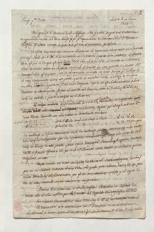 Brief von Felipe Bauzá und Unbekannt an Alexander von Humboldt