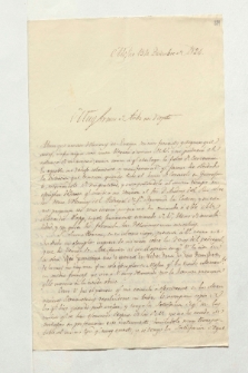 Brief von José María Bustamante an Alexander von Humboldt