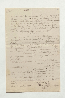 Brief von Jakob Philipp Wolfers an Alexander von Humboldt