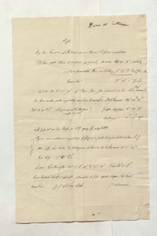 Brief von Jabbo Oltmanns an Alexander von Humboldt