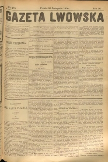 Gazeta Lwowska. 1906, nr 274