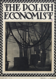 The Polish Economist : a monthly review of trade, industry and economics in Poland. 1928, nr 1