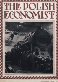 The Polish Economist : a monthly review of trade, industry and economics in Poland. 1928, nr 7