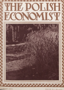 The Polish Economist : a monthly review of trade, industry and economics in Poland. 1928, nr 8