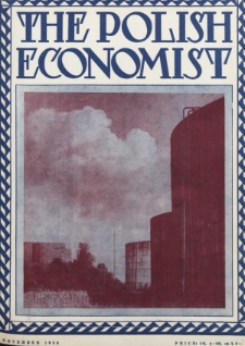 The Polish Economist : a monthly review of trade, industry and economics in Poland. 1928, nr 11