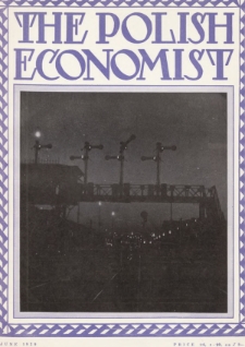The Polish Economist : a monthly review of trade, industry and economics in Poland. 1929, nr 6