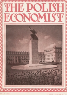The Polish Economist : a monthly review of trade, industry and economics in Poland. 1929, nr 7