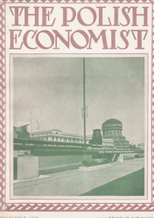The Polish Economist : a monthly review of trade, industry and economics in Poland. 1929, nr 9