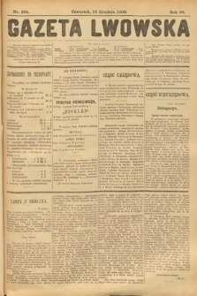 Gazeta Lwowska. 1906, nr 284