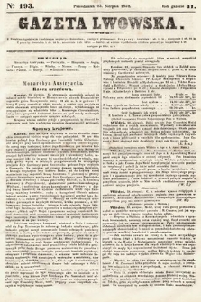 Gazeta Lwowska. 1852, nr 193