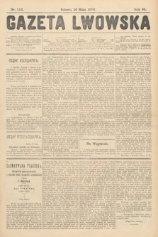Gazeta Lwowska. 1908, nr 113