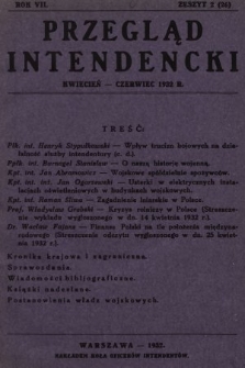 Przegląd Intendencki : kwartalnik wydawany staraniem Koła Oficerów Intendentów. 1932, nr 2