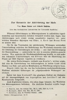 [Zeitschrift für Gärungsphysiologie, Allgemeine, Landwirtsschaftliche und Technische Mykologie. Bd.3, 1913, Heft 3]