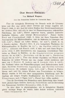 [Zeitschrift für Gärungsphysiologie, Allgemeine, Landwirtsschaftliche und Technische Mykologie. Bd.4, 1914, Heft 4]