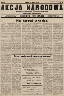 Akcja Narodowa : dwutygodnik polityczny, społeczny i kulturalny. 1934, nr 4