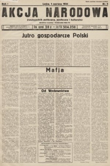 Akcja Narodowa : dwutygodnik polityczny, społeczny i kulturalny. 1934, nr 5