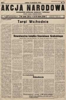 Akcja Narodowa : dwutygodnik polityczny, społeczny i kulturalny. 1934, nr 11