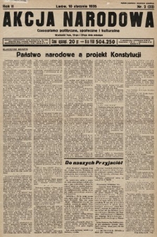 Akcja Narodowa : czasopismo polityczne, społeczne i kulturalne. 1935, nr 2