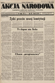 Akcja Narodowa : czasopismo polityczne, społeczne i kulturalne. 1935, nr 5