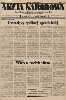 Akcja Narodowa : czasopismo polityczne, społeczne i kulturalne. 1935, nr 11