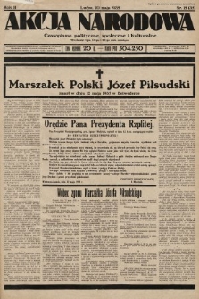 Akcja Narodowa : czasopismo polityczne, społeczne i kulturalne. 1935, nr 15