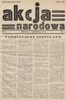 Akcja Narodowa. 1937, nr 1