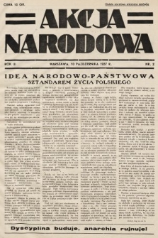 Akcja Narodowa. 1937, nr 2