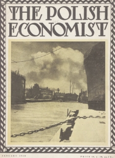 The Polish Economist : a monthly review of trade, industry and economics in Poland. 1930, nr 1
