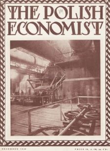The Polish Economist : a monthly review of trade, industry and economics in Poland. 1930, nr 12