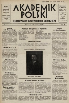 Akademik Polski : ilustrowany dwutygodnik młodzieży. R. 2, 1928, nr 4-5