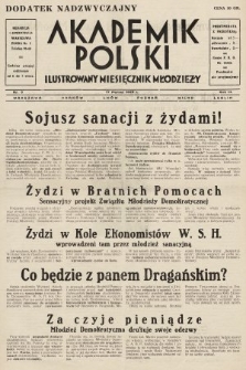 Akademik Polski : ilustrowany miesięcznik młodzieży. 1929, nr 3 (dodatek nadzwyczajny)