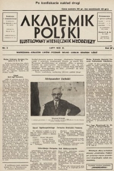Akademik Polski : ilustrowany miesięcznik młodzieży. 1930/1931, nr 3 (po konfiskacie nakład drugi)