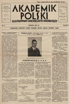 Akademik Polski : ilustrowany miesięcznik młodzieży. R. 5, 1931, nr 5