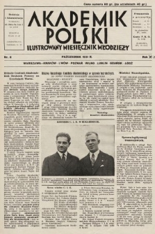 Akademik Polski : ilustrowany miesięcznik młodzieży. 1930/1931, nr 8