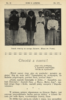 Echo z Afryki : pismo miesięczne illustrowane dla poparcia misyj katolickich w Afryce. 1910, nr 12