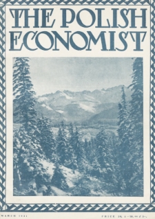 The Polish Economist : a monthly review of trade, industry and economics in Poland. 1931, nr 3