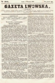 Gazeta Lwowska. 1852, nr 201