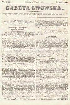Gazeta Lwowska. 1852, nr 202