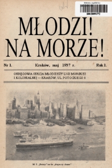 Młodzi! na Morze!. 1937, nr 1