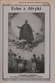 Echo z Afryki : katolickie pismo miesięczne dla poparcia działalności misyjnej w Afryce. 1933, nr 5