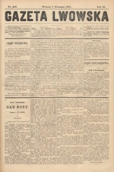 Gazeta Lwowska. 1908, nr 206