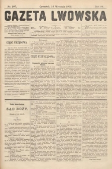 Gazeta Lwowska. 1908, nr 207