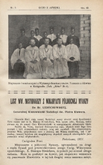Echo z Afryki : katolicki miesięcznik misyjny illustrowany. 1912, nr 5