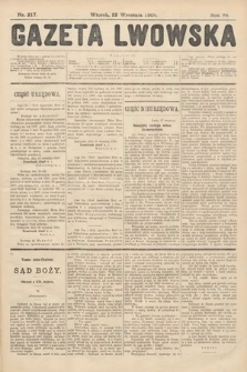 Gazeta Lwowska. 1908, nr 217