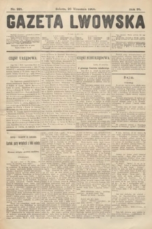 Gazeta Lwowska. 1908, nr 221