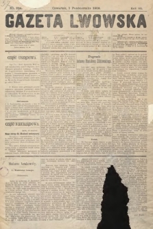 Gazeta Lwowska. 1908, nr 224