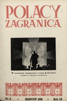 Polacy Zagranicą : organ Światowego Związku Polaków z Zagranicy. 1938, nr 8