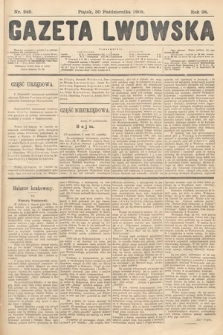 Gazeta Lwowska. 1908, nr 249