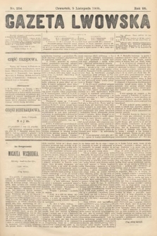 Gazeta Lwowska. 1908, nr 254