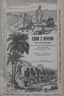 Echo z Afryki : pismo miesięczne illustrowane dla popierania zniesienia niewolnictwa i dla rozszerzania misyj katolickich w Afryce. 1893, nr 3